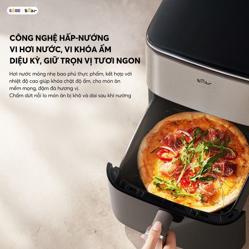 [SALE 20/10] Nồi chiên không dầu Bear 6.2L AF-5H20J75